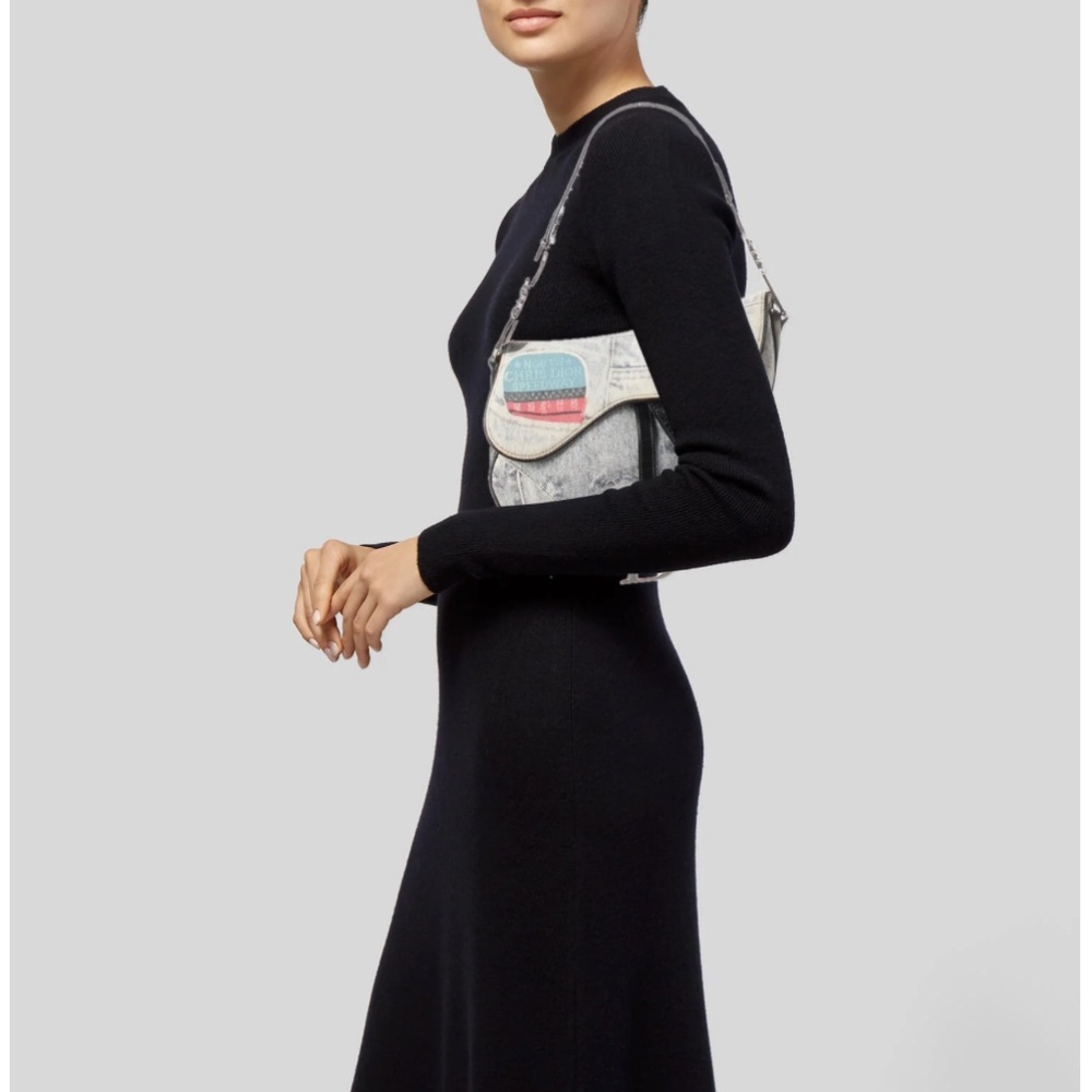 Christian Dior Speedway Mini Saddle Bag Vintage Galliano - Picture 2 of 9